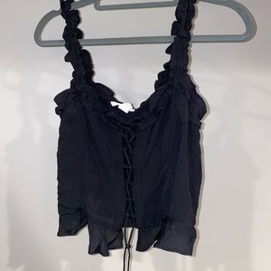 Black tank top size XS